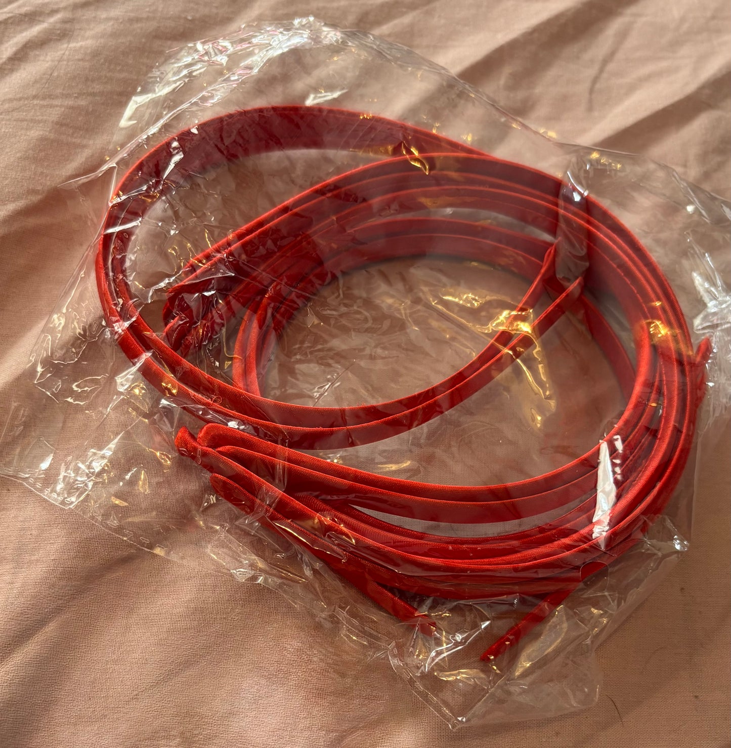 Red Satin Headband