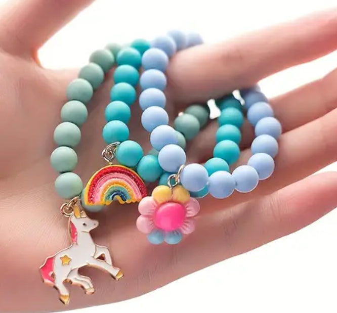 3 Pieces Unicorn Bracelets