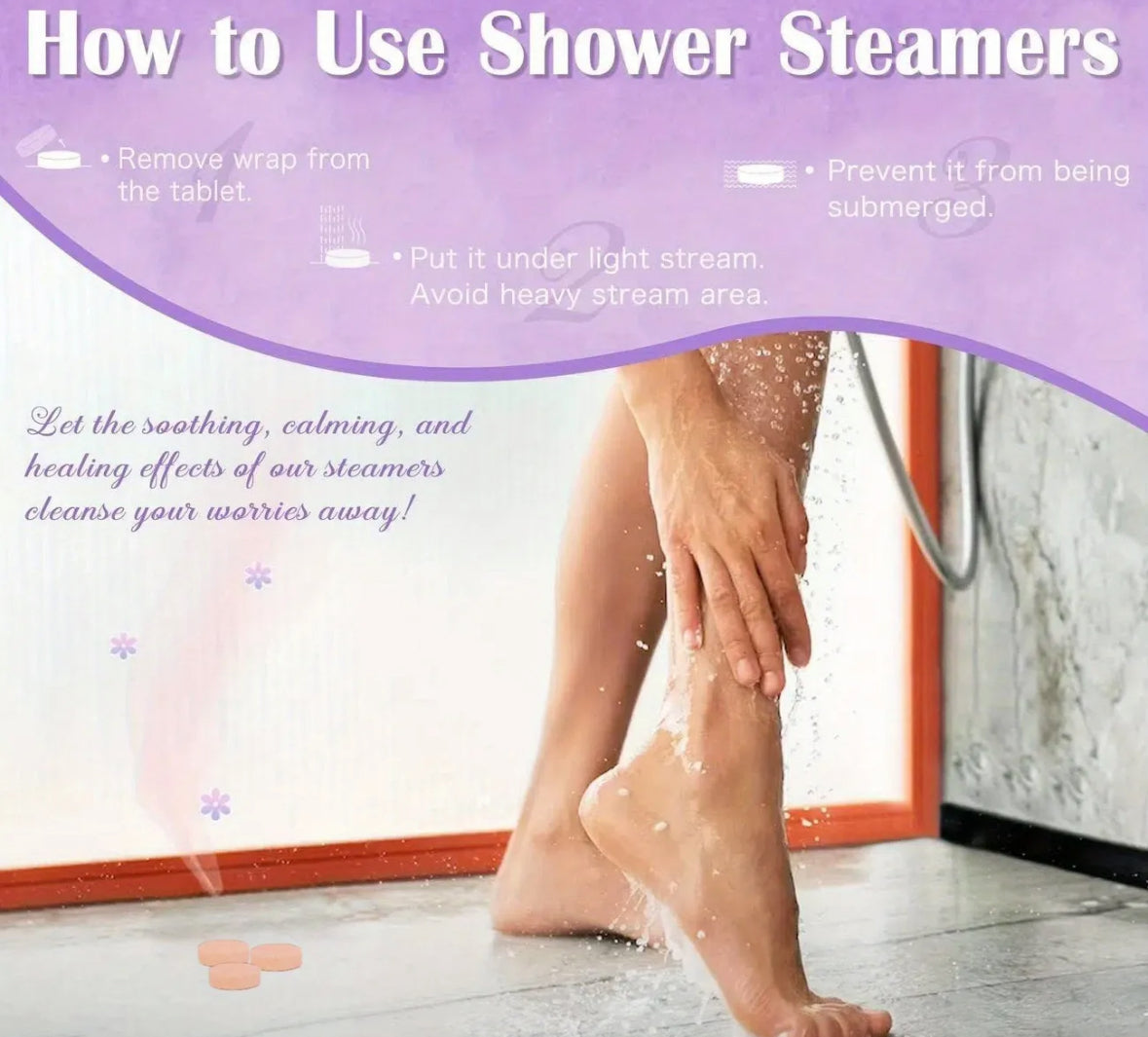 6 pk shower steamers