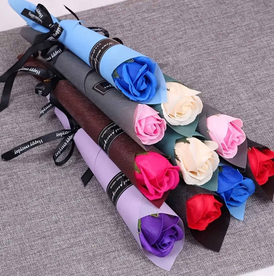 Soap Flowers Single Stem
