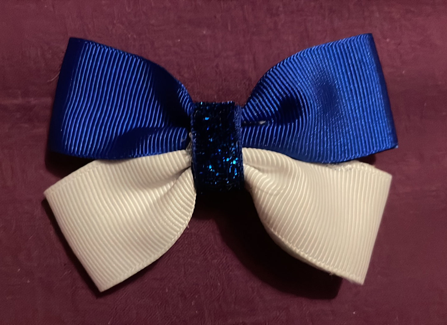 Navy/White School Hair Accessories Bundle