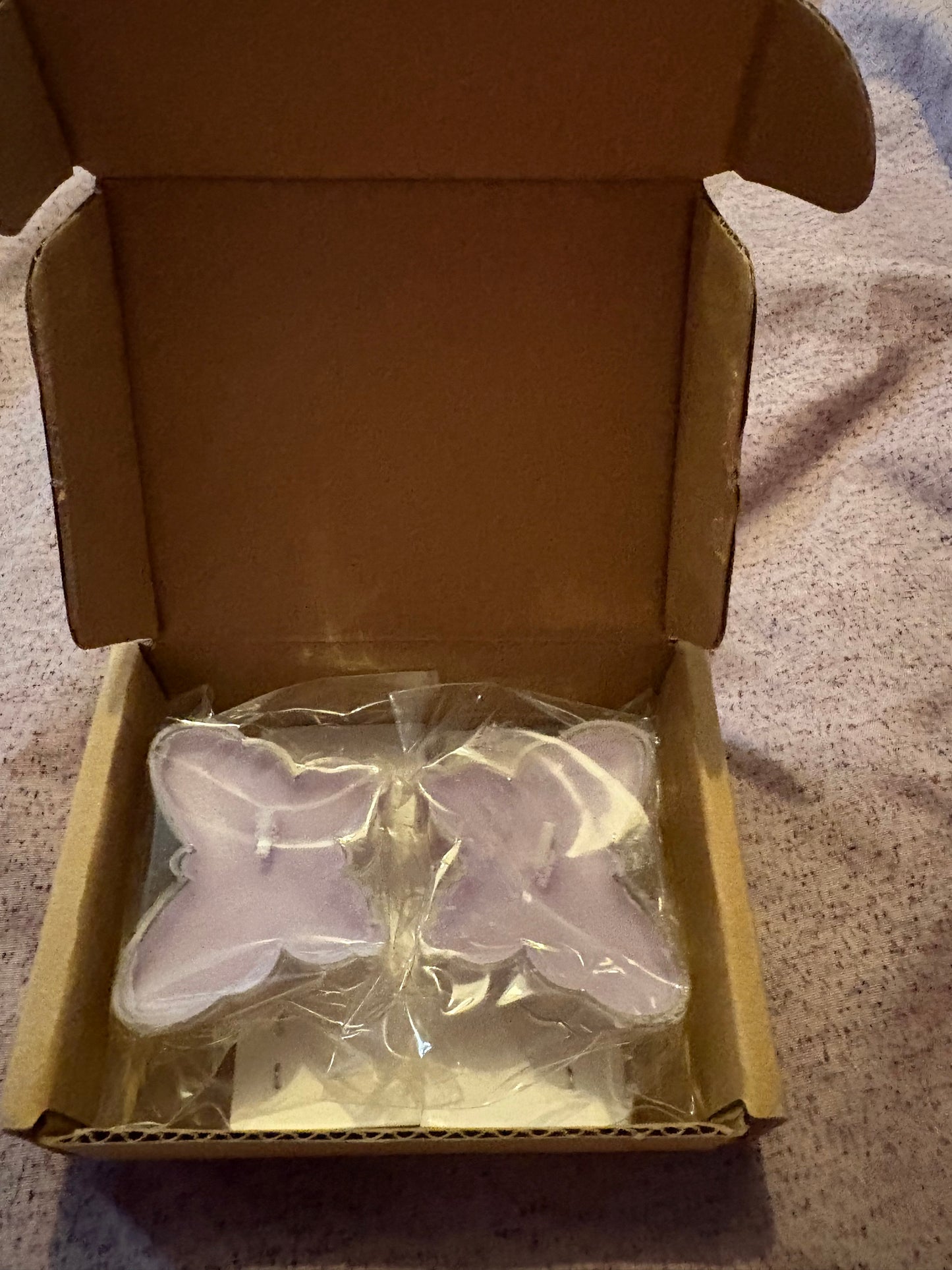 Set of 2 Butterfly Candles