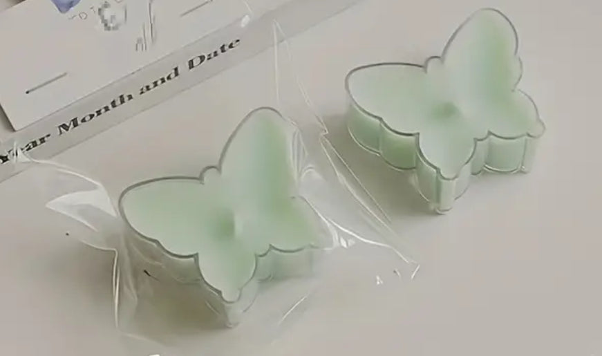 Set of 2 Butterfly Candles