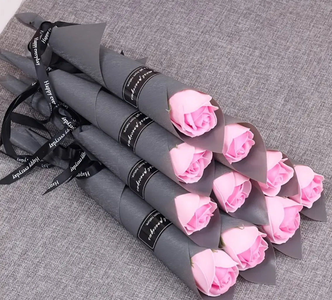 Soap Flowers Single Stem