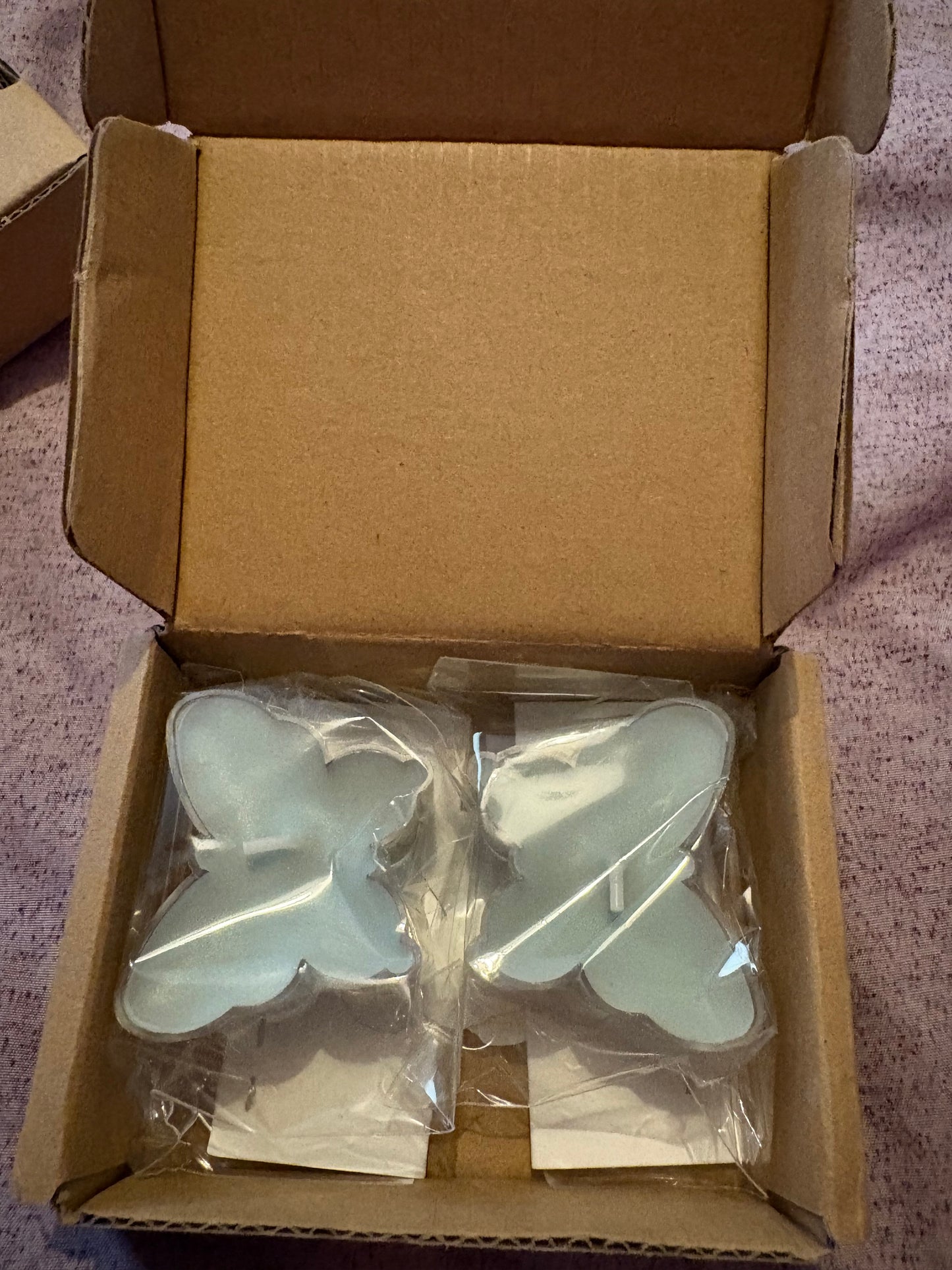 Set of 2 Butterfly Candles