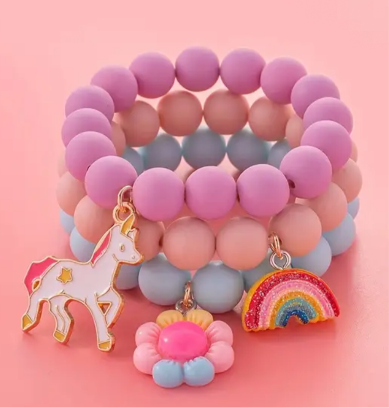 3 Pieces Unicorn Bracelets