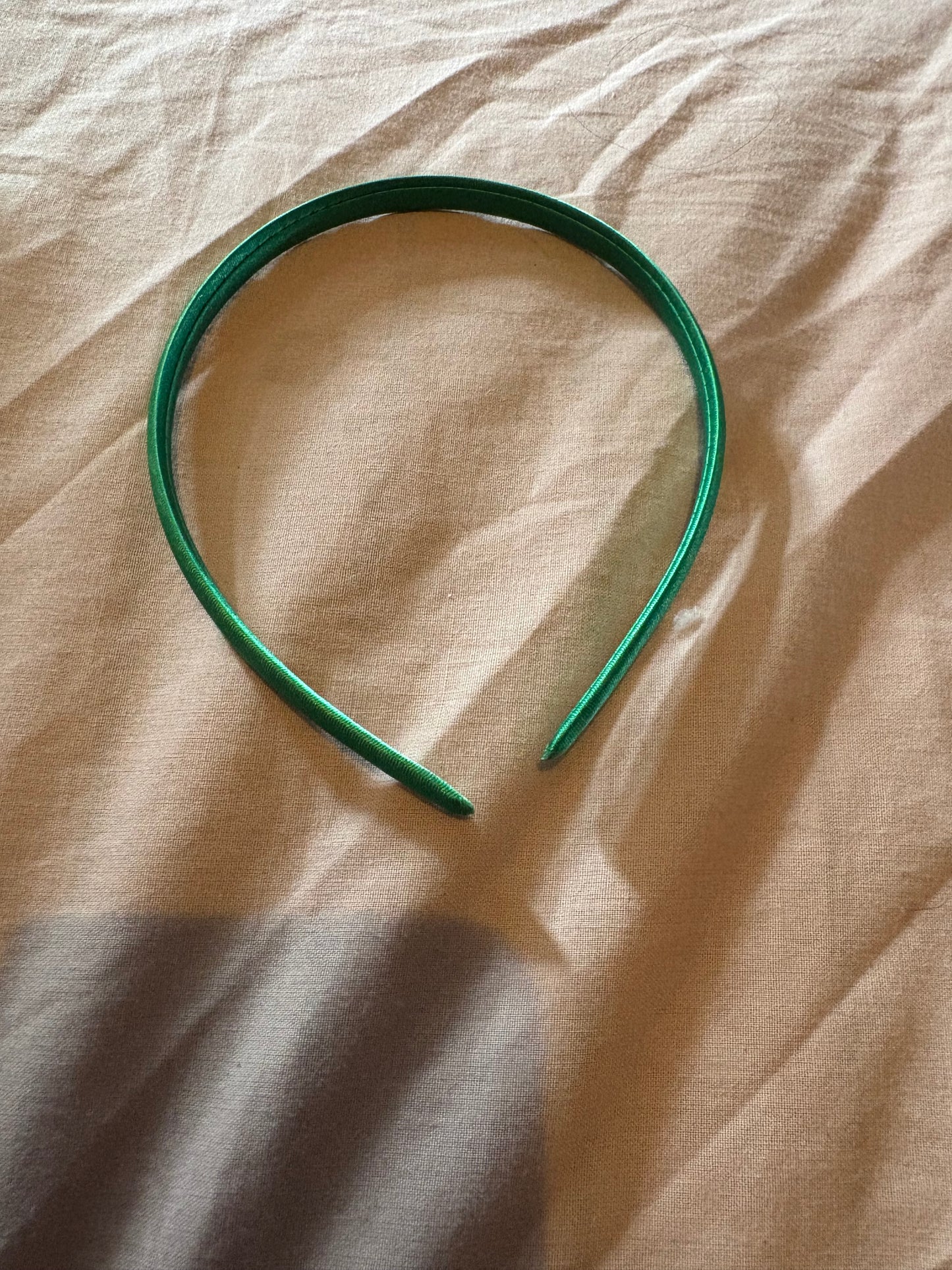 Light Green Satin Headband