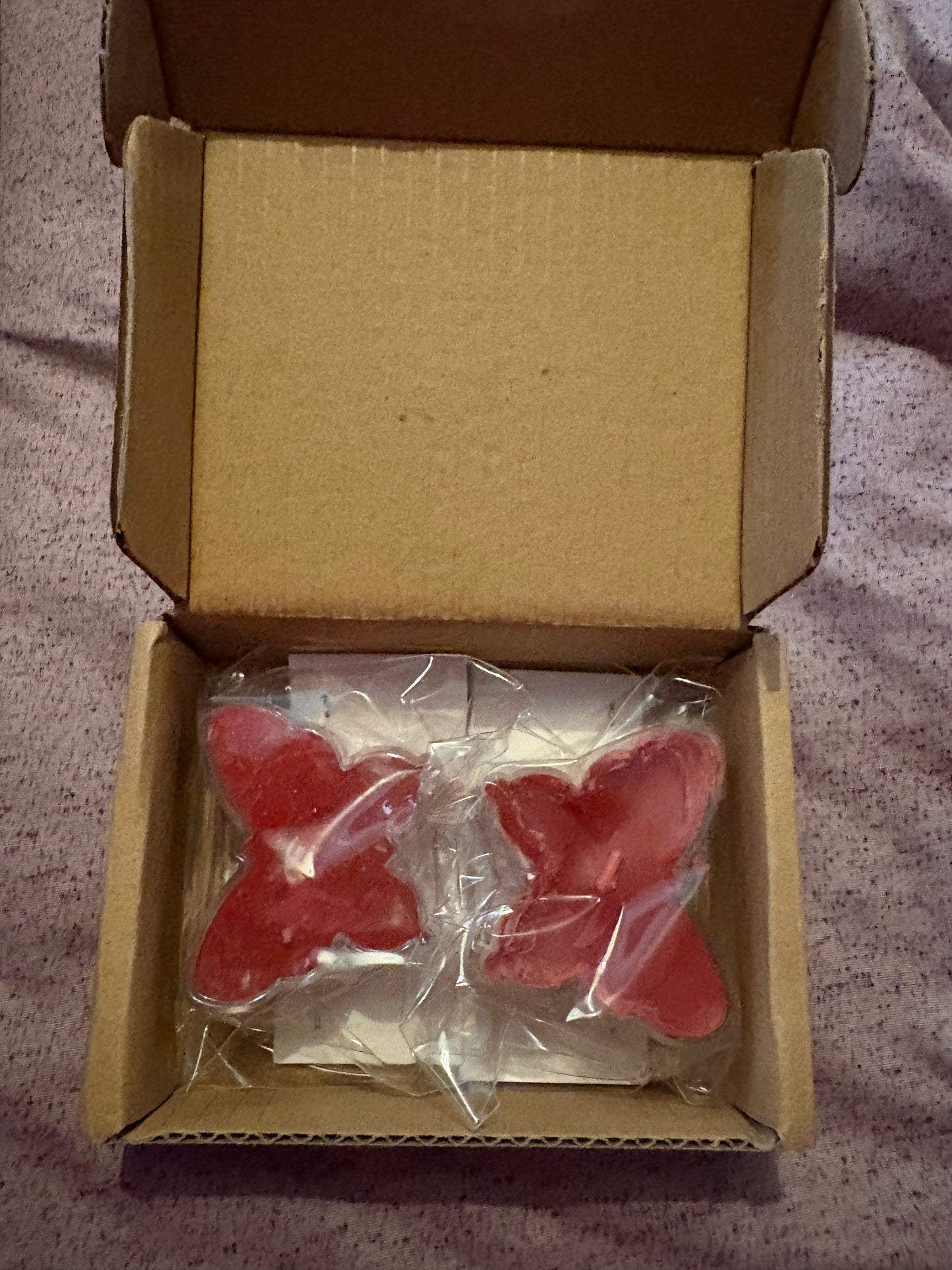 Set of 2 Butterfly Candles
