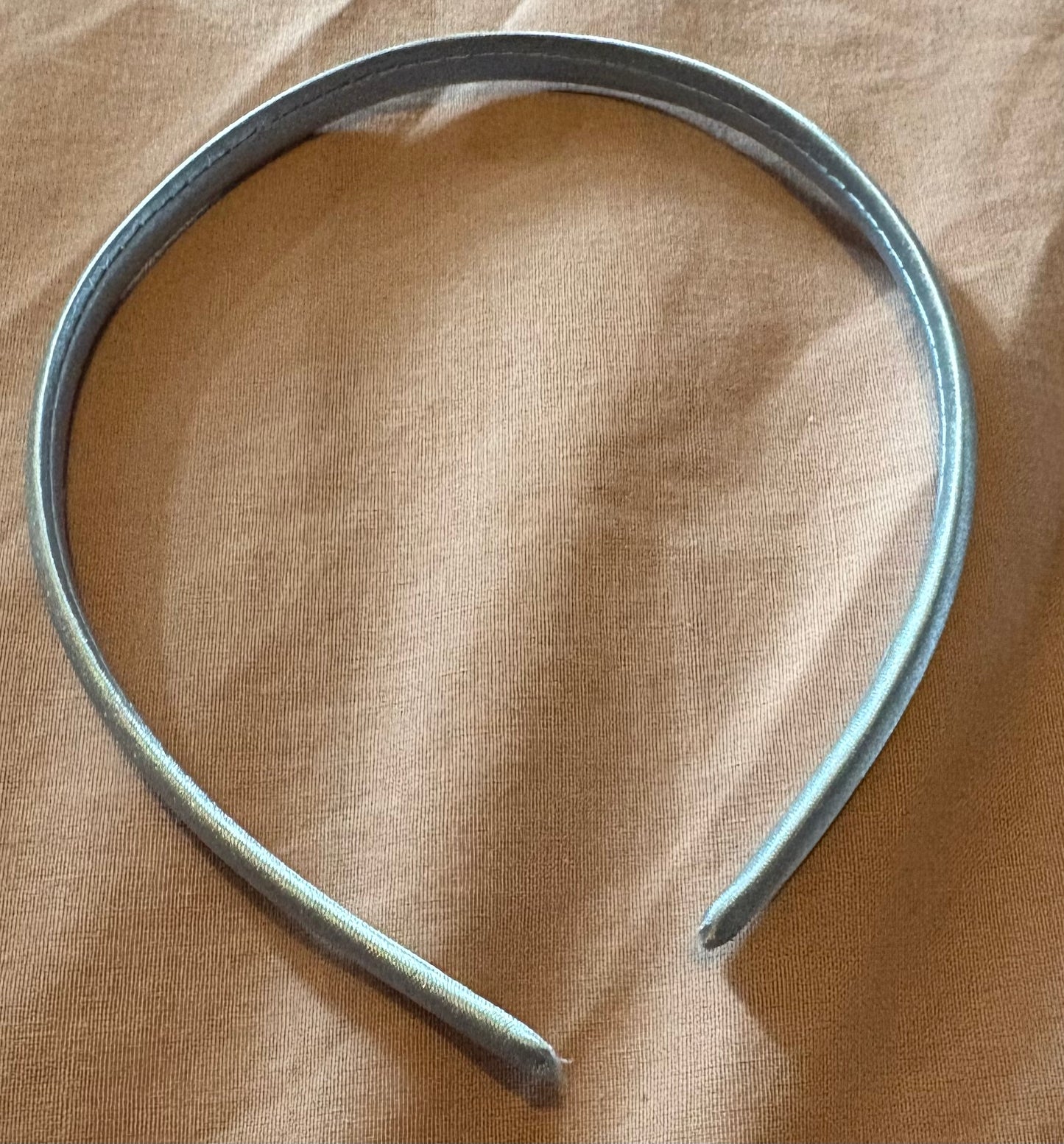 Sky Blue Satin Headband