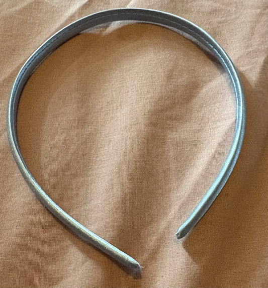 Sky Blue Satin Headband