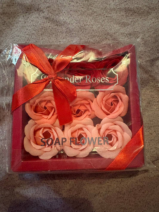 Soap Flower Roses 9pk