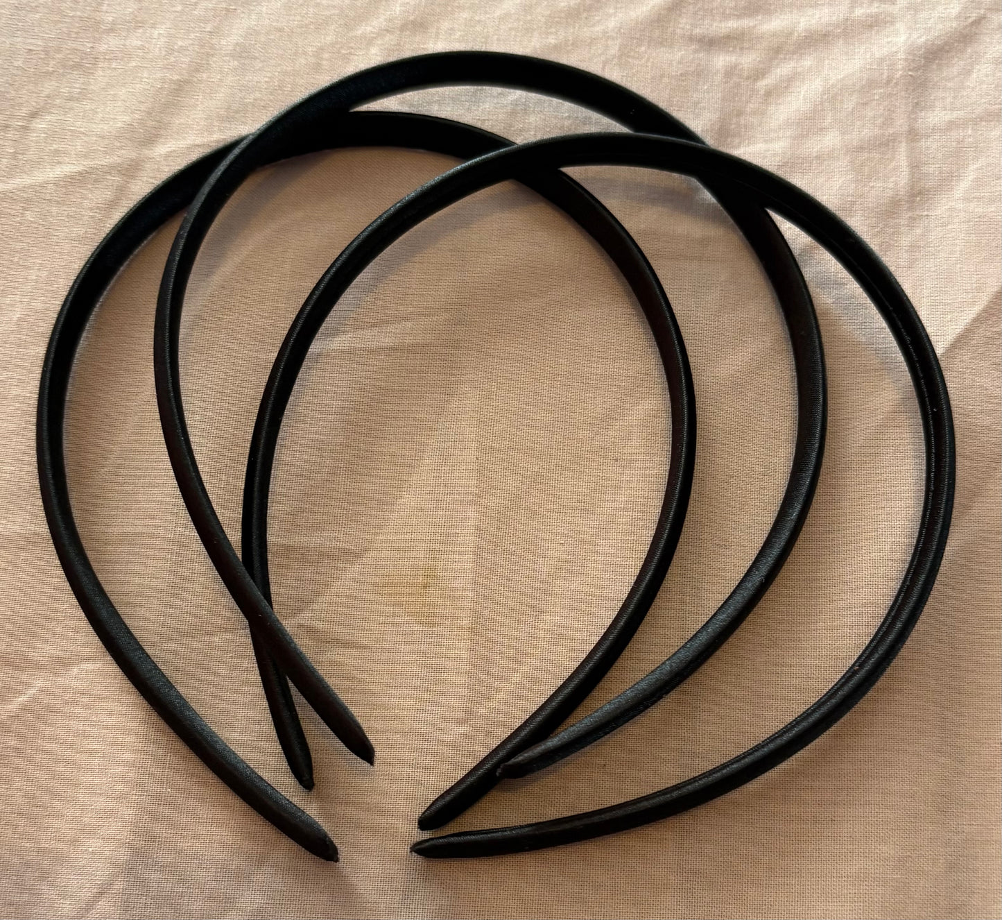 Black Satin Headband