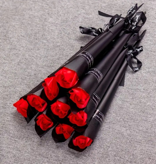 Red Soap Flowers