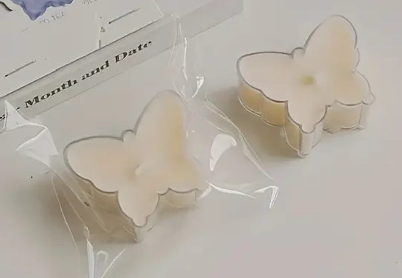Set of 2 Butterfly Candles