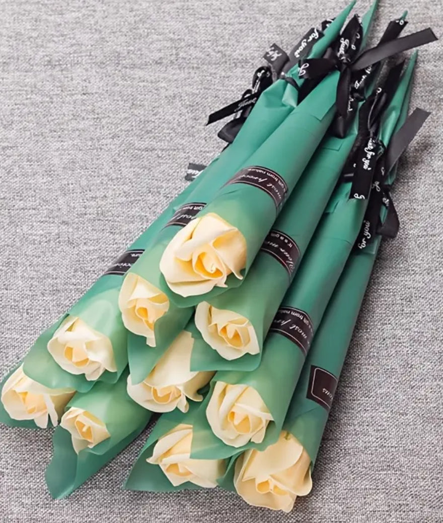 Soap Flowers Single Stem