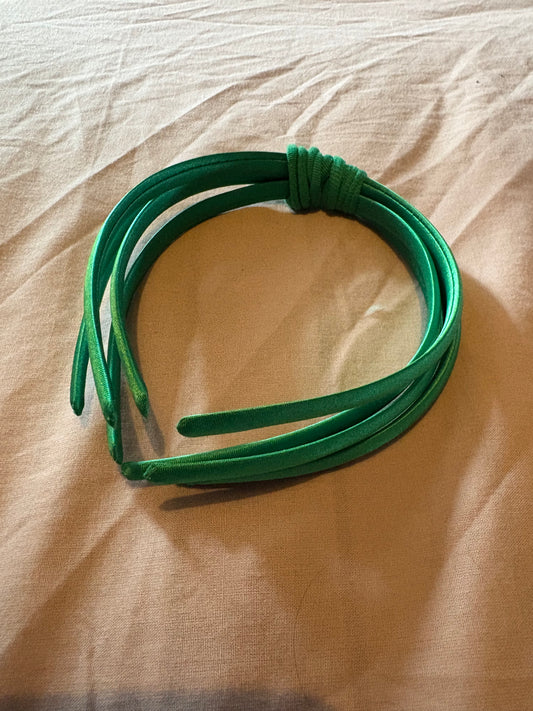 Light Green Satin Headband