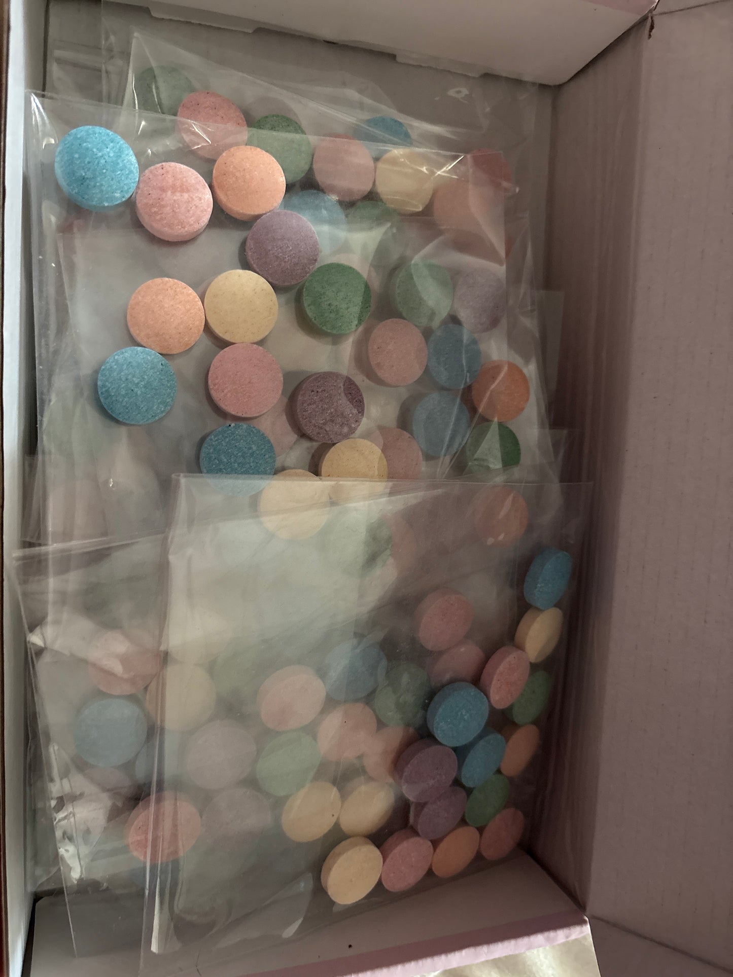 Bath tablets