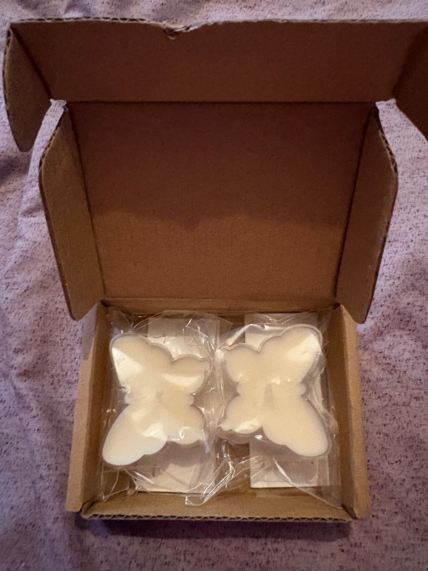 Set of 2 Butterfly Candles