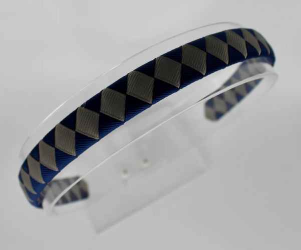 Navy/Grey School Hairband