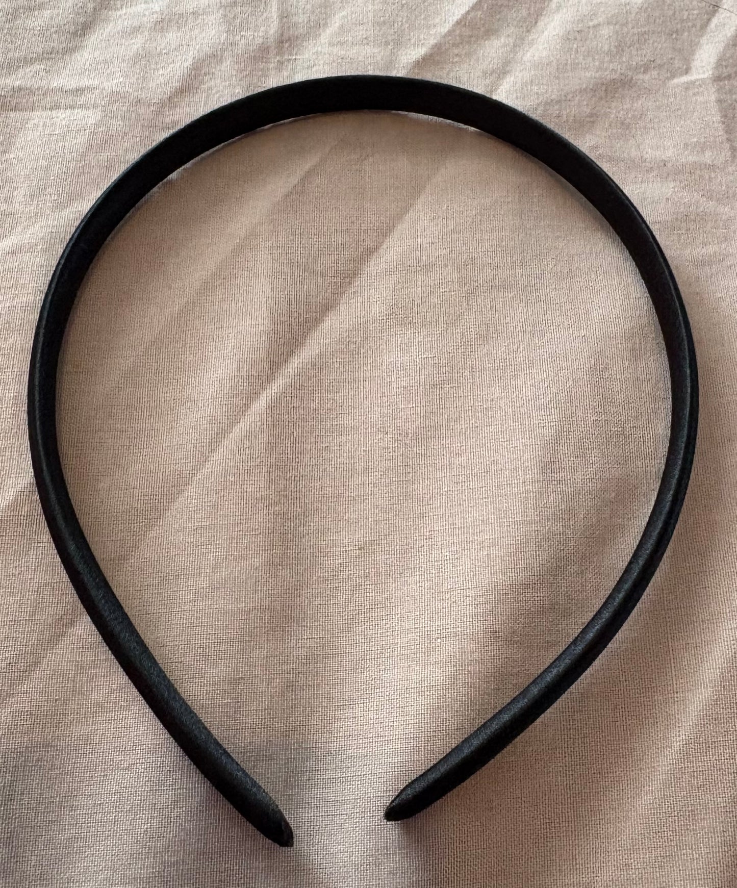 Black Satin Headband