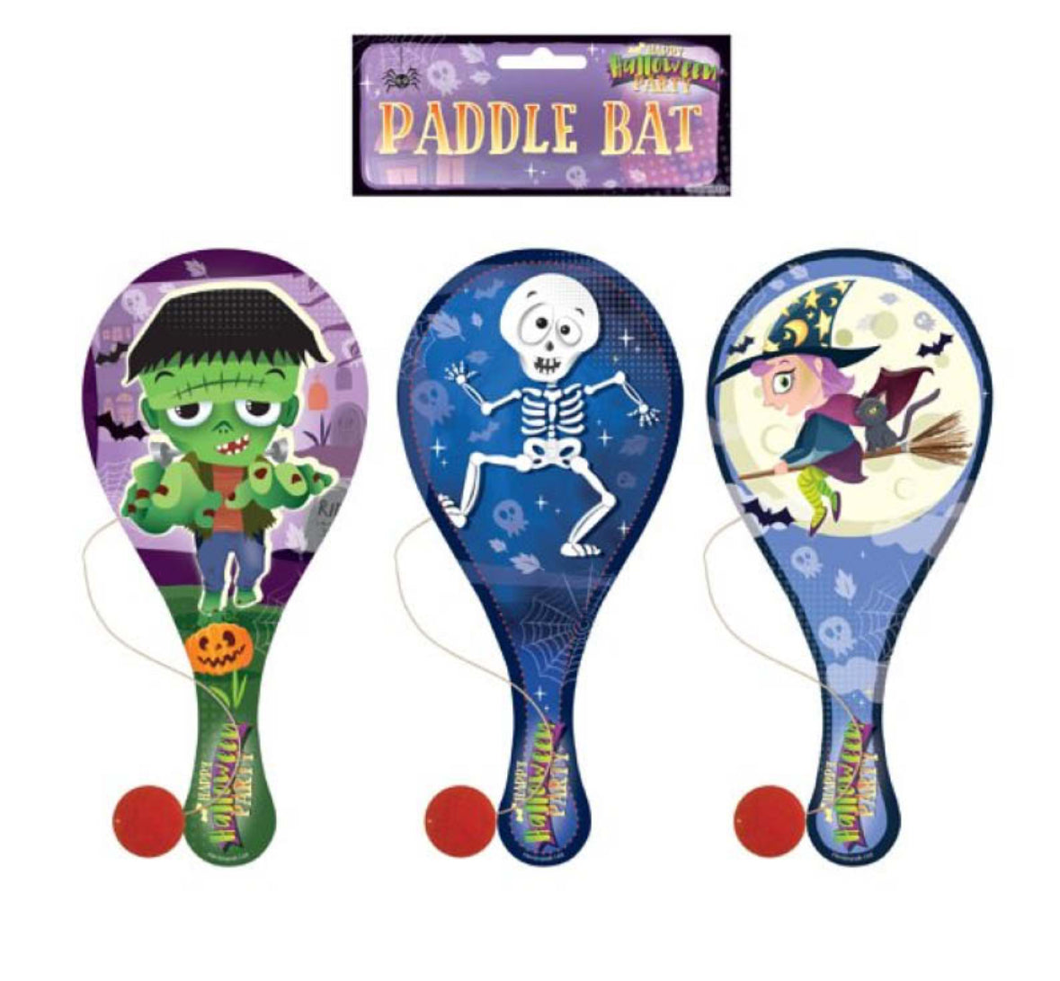 Halloween Paddle Bats