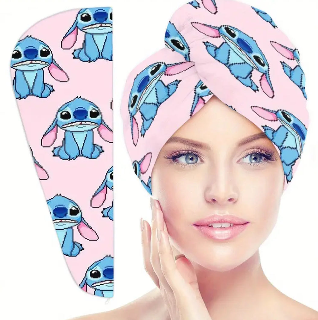 Disney Stitch Hair Towel