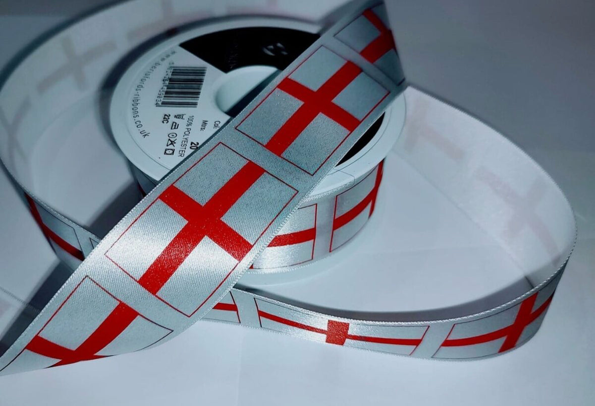 England Hair Bow - Handmade with a Roar 🏴󠁧󠁢󠁥󠁮󠁧󠁿