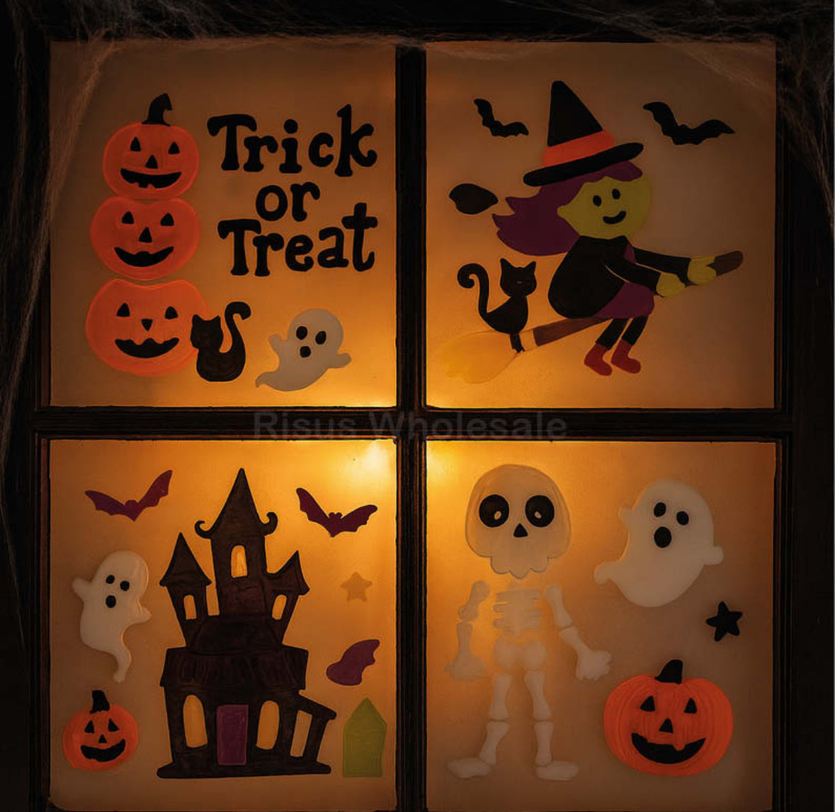 Halloween Gel Window Stickers